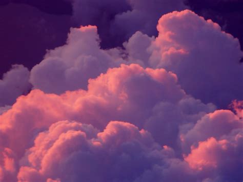 Pink Clouds Pink Clouds Wallpaper Purple Aesthetic Cloud Wallpaper
