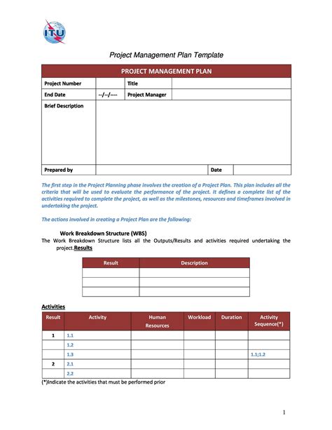 Project Documentation Template Free Download Printable Templates