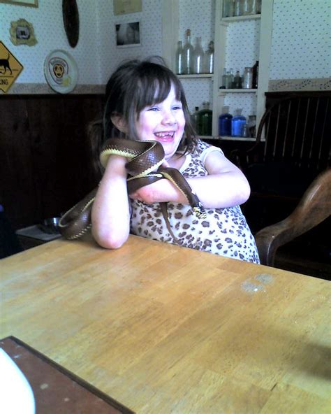 Fiona And A Snake Fiona Holds A Snake At A Friends House Aldon
