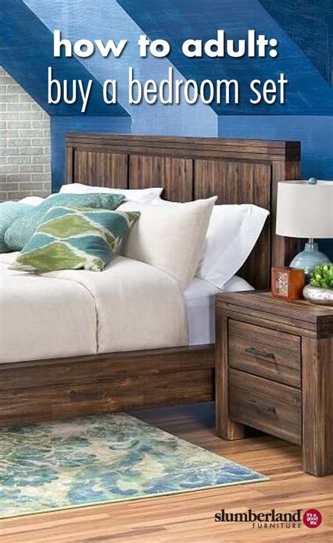 You can browse through lots of rooms fully furnished with. How to adult: buy a bedroom set. | Furniture, Bedroom set ...