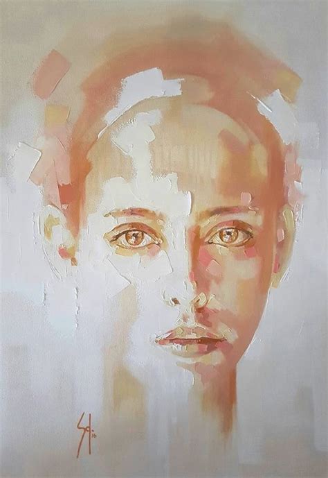 Abstract Portrait Painting Portrait Drawing Portrait Art Painting On