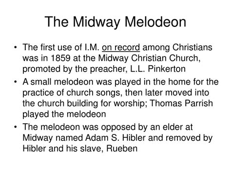 Ppt The Midway Melodeon Powerpoint Presentation Free Download Id
