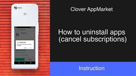 clover appmarket how to uninstall apps cancel subscription on clover pos youtube