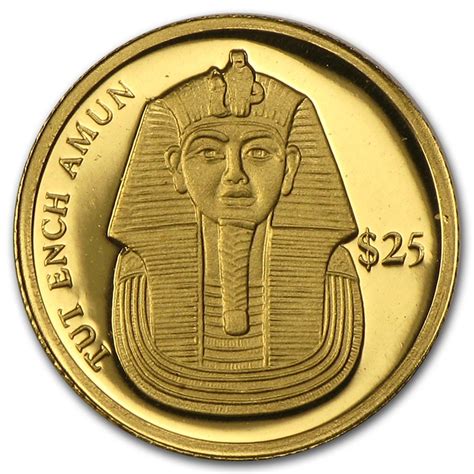 Today gold price in liberia (monrovia) in liberian dollar per ounce, gram and tola in different karats; 2000 Liberia Proof Gold $25 King Tut | Gold Coins from Liberia | APMEX