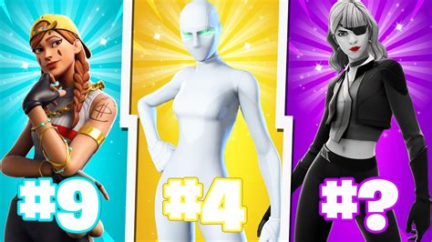The Most Tryhard Female Skins In Fortnite 2021 Youtube
