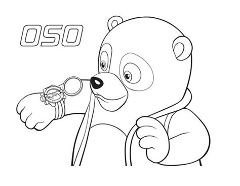 Special Agent Oso New Watch Coloring Page - Download & Print Online