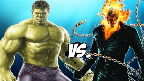 Battle Of Crazy Monsters The Hulk Vs Ghost Rider Quirkybyte