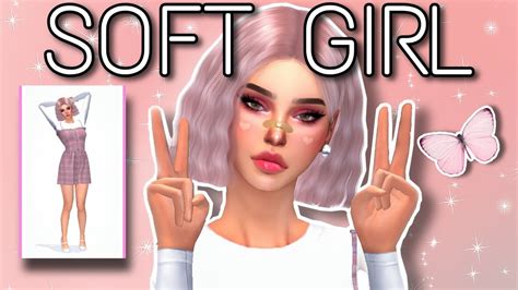 Soft Girl In The Sims 4 Cc Links Sims 4 Cas Youtube