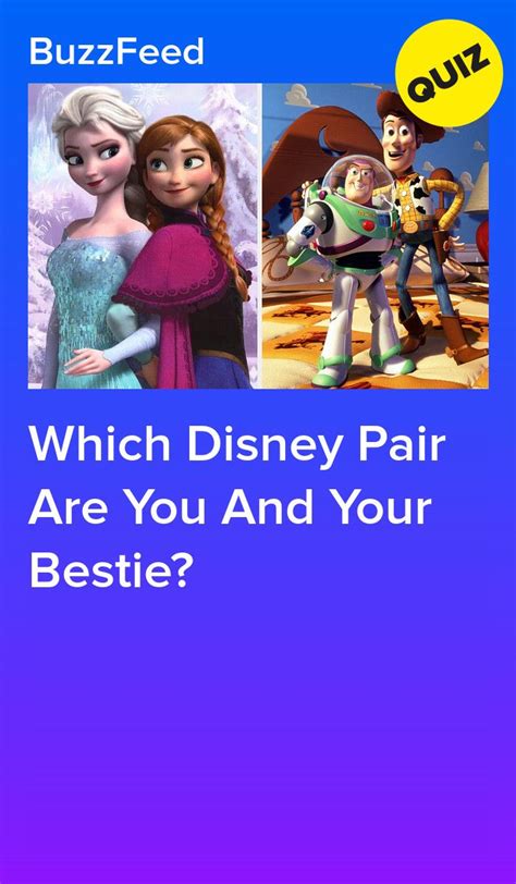 Which Disney Pair Are You And Your Bestie Quizzes For Fun