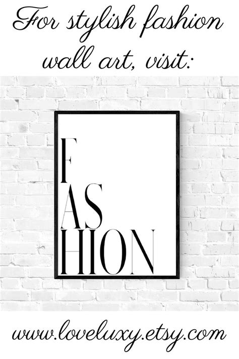 Looking For Stylish Fashion Wall Art To Decorate Your Home With Check