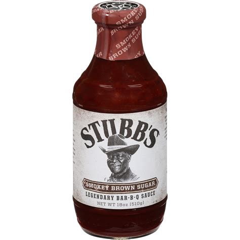 Stubbs Smokey Brown Sugar Bbq Sauce 18 Fl Oz