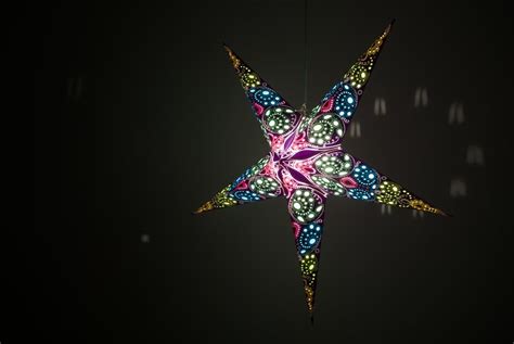 Deluxe Paper Star Light Shades Hanging Ceiling Lampshades Christmas
