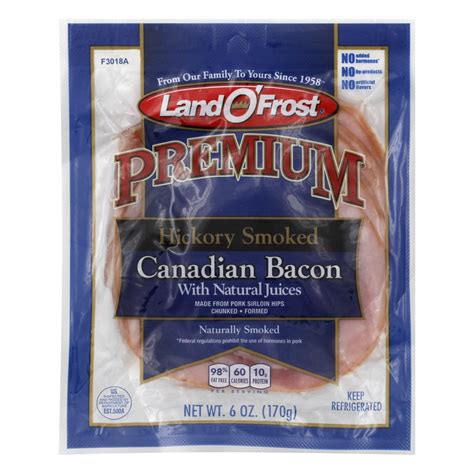 Canadian Bacon Land Ofrost 6 Oz Delivery Cornershop By Uber