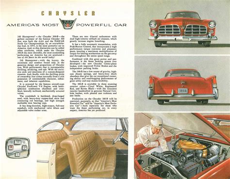 1956 Chrysler 300b Vintage Cars Ads