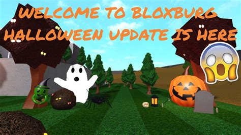 Bloxburg Halloween Update Amazing Youtube