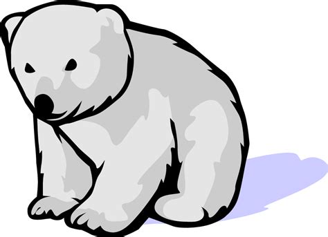 Baby Polar Bear Cartoon Clipart Best