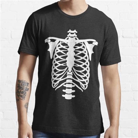 skeleton torso t shirt for sale by hauntersdepot redbubble skeleton t shirts skeleton