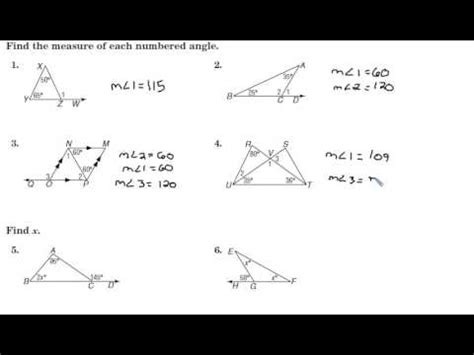 Find measure of angles word problem. Finding Measures of Interior & Exterior Angles of a ...