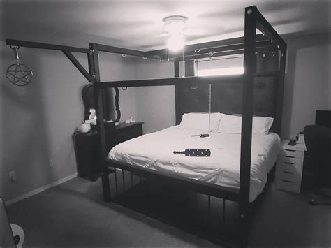 Custom Steel Bondage Bed Frame With 2ft Under Bed Cage And Etsy