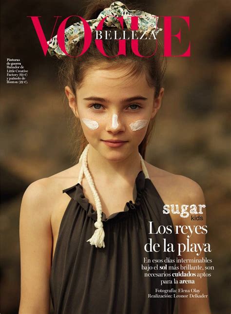 Aroa From Sugar Kids For Vogue Niños By Elena Olay Vogue Niños