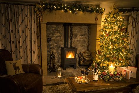 Christmas Cottage At Christmas Blakelow Farm Cottages In Derbyshire