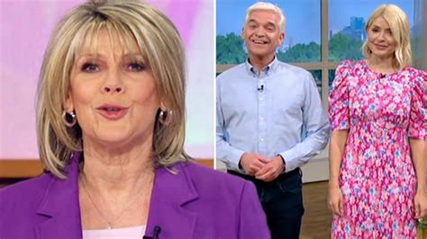 Loose Women S Ruth Langsford Makes Thinly Veiled Dig At Holly And Phil Feud Mirror Online
