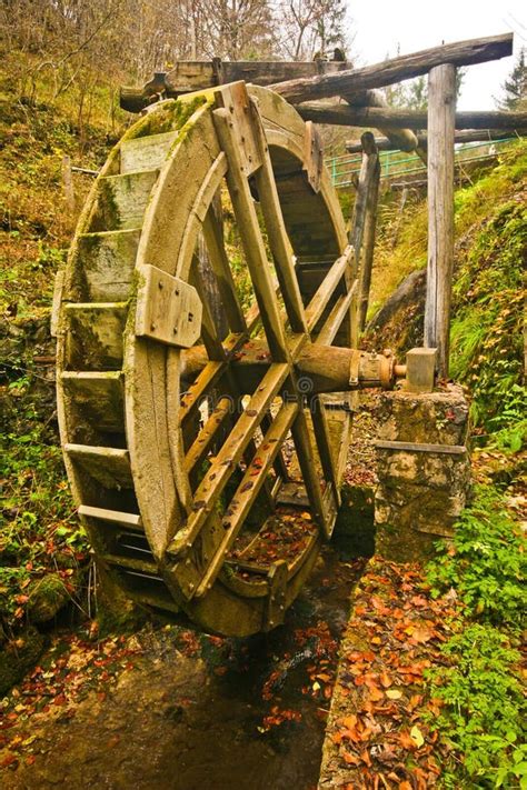 Old Water Mill Stock Image Image Of Wooden Stream Refining 7845073