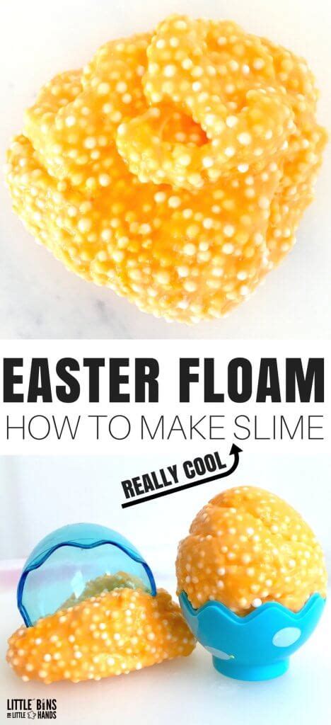 Make Floam Easter Slime Recipe With Kids For The Best Easter Science