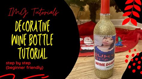Decorative Wine Bottle Tutorial Bling Bottles Step By Step