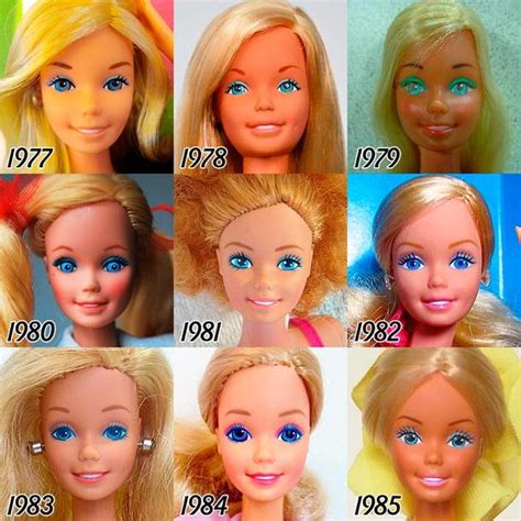 Lincroyable évolution De Barbie De 1959 à Nos Jours