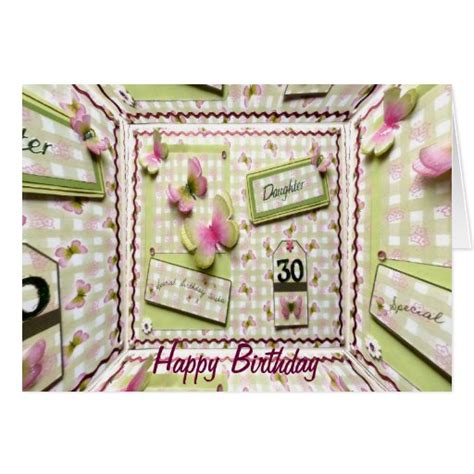 Search for info about 30th birthday ideas for her. 30th Birthday Daughter Greeting Card | Zazzle