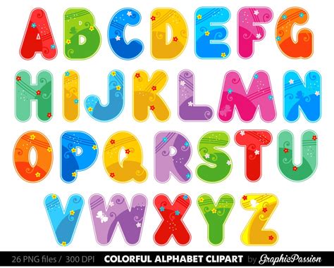See more ideas about alphabet, alphabet and numbers, alphabet clipart. Alphabet clipart color alphabet Digital alphabet letters color