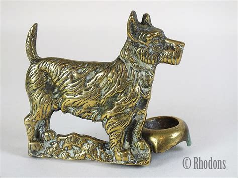Maybe you would like to learn more about one of these? Brass Terrier Dog Figure With Bowl | Collectable Antique ...