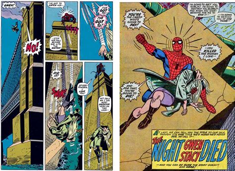 spider man e la morte di gwen stacy la fine dell innocenza per la marvel