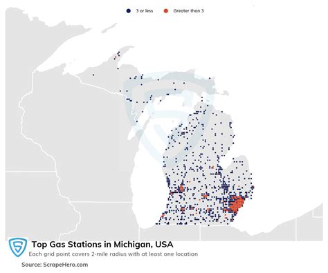 10 Largest Gas Stations In Michigan In 2023 Based On Locations Scrapehero