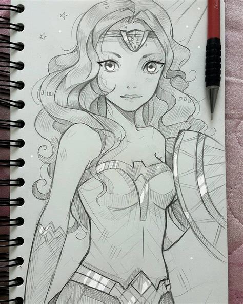 Wonder Woman By Larienne Art Drawings Cool Drawings Cute Drawings