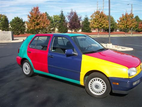 When Vw Sold A Golf With Different Colored Panels Intentionally