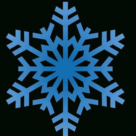 Simple Snowflake Clipart At Getdrawings Free Download