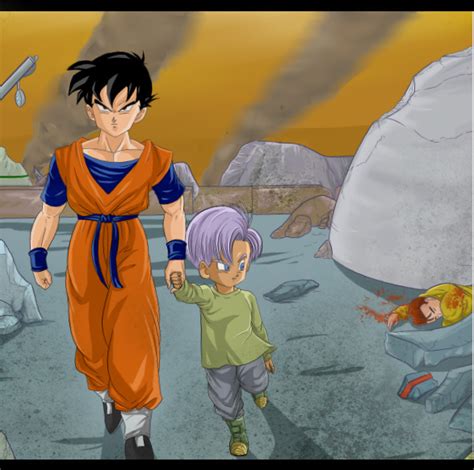 mirai gohan and trunks dragon ball z fan art 27535671 fanpop