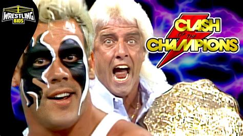 The Story Of Sting Vs Ric Flair The Inaugural Clash Of The Champions