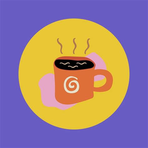 Coffee Lifestyle Icon Sticker Instagram Free Icons Rawpixel