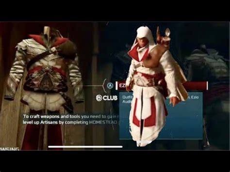 Assassin S Creed Remastered Ezio S Outfit Gameplay Youtube