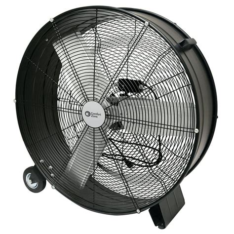 Comfort Zone Industrial 30 Barrel Fan With Direct Drive