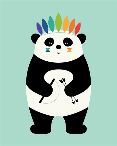 Be Brave Panda On Behance