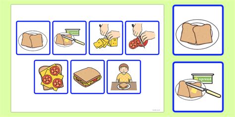 That's why today we're starting with step one—the step that stops those puckers from forming in the first place: 7 Step Sequencing Cards Making a Sandwich | Sequencing ...