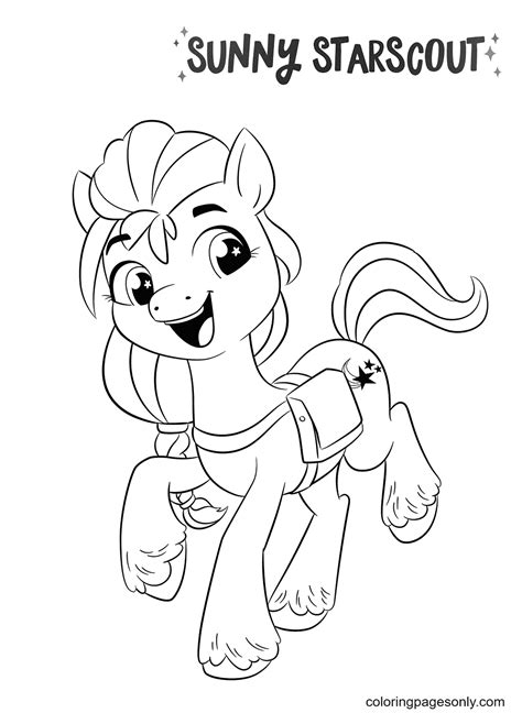 Sunny Starscout Coloring Page - Free Printable Coloring Pages