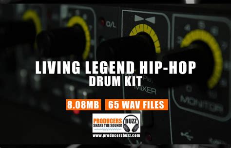 Living Legends Drum Sample Kit Hip Hop Drum Samples