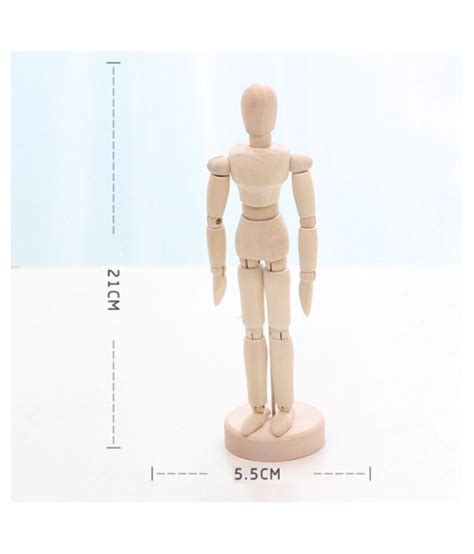 Paint Sketch Wooden Man Model Artist Movable Limbs Doll Male Wooden Toy