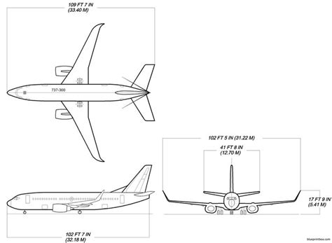 Boeing 737 300w Free Plans And Blueprints Of Cars