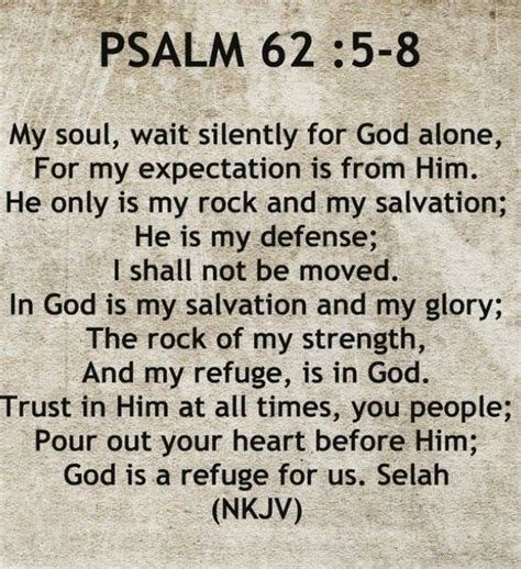 Pin By Debra Farrar On Jesus Blessings Psalms Psalm 62 Salvation